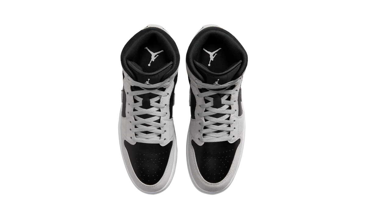 Air Jordan 1 Mid Light Smoke Grey Black