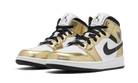 Air Jordan 1 Mid Metallic Gold Black White, Metallic Gold/Black-White (DC1419-700)