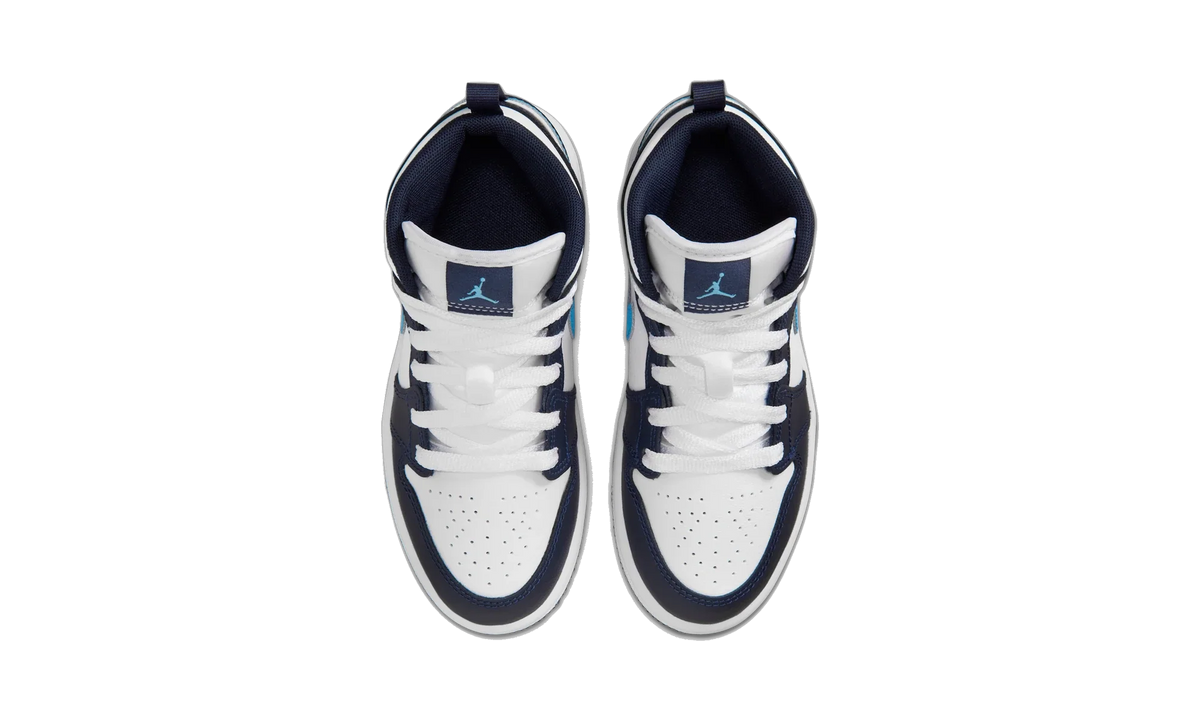 Air Jordan 1 Mid Obsidian Dark Powder Blue (PS)