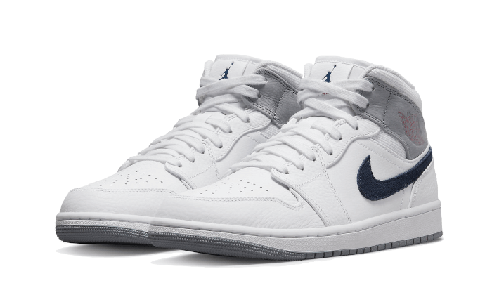 Air Jordan 1 Mid Paris White