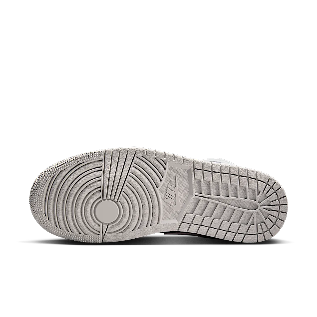 Air Jordan 1 Mid Photon Dust Atmosphere Grey, Photon Dust/White/Atmosphere Grey (BQ6472-008)