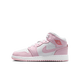 Air Jordan 1 Mid Pink Foam Fire Red