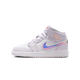 Air Jordan 1 Mid SE Barely Grape Iridescent Swoosh