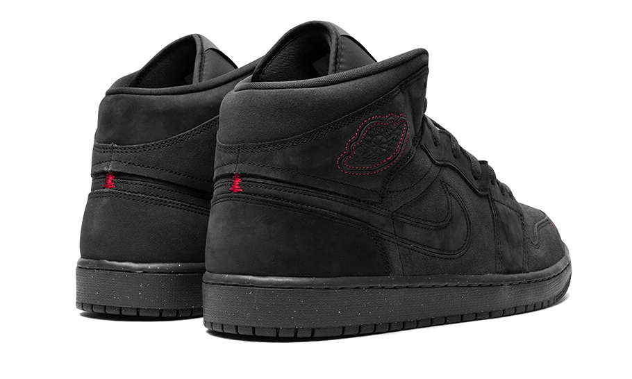 Air Jordan 1 Mid SE Craft Dark Smoke Red, Dark Smoke Grey/Black/Varsity Red (FD8634-001)