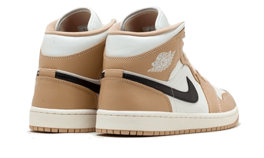 Air Jordan 1 Mid SE Desert Sail, Sail/Desert/Black (BQ6472-103)