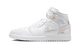 Air Jordan 1 Mid SE Distressed White Field Silver