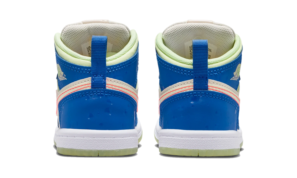 Air Jordan 1 Mid SE Game Royal Barely Volt Infrared (TD)