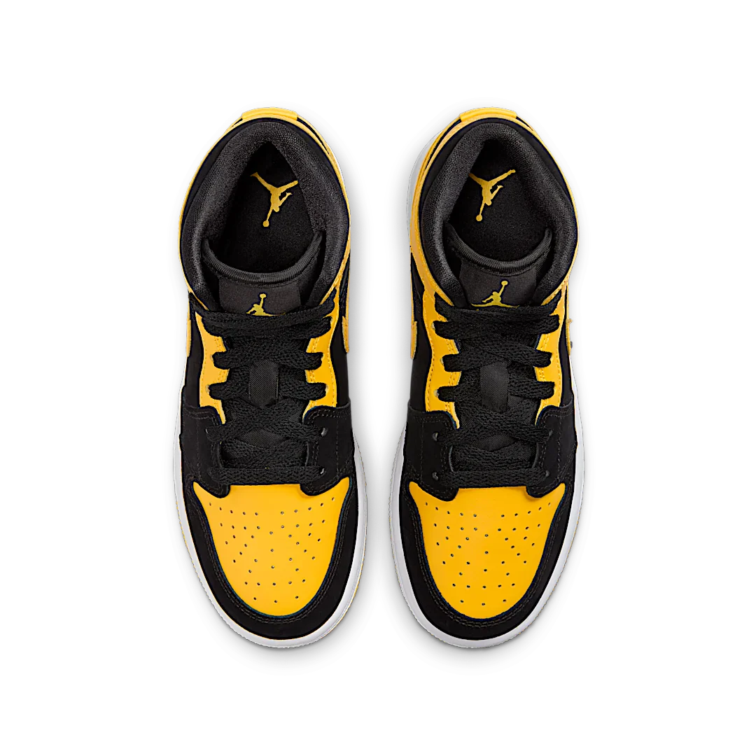 Air Jordan 1 Mid SE New Love (2025), Black/White/Varsity Maize (HJ5940-071)