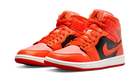 Air Jordan 1 Mid SE Rush Orange Crimson Bliss, Crimson Bliss/Rush Orange/Black/Sail (DM3381-600)