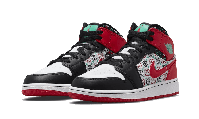 Air Jordan 1 Mid SE Ugly Christmas Sweater