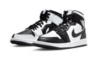 Air Jordan 1 Mid Split Black White, White/White/Black (DR0501-101)