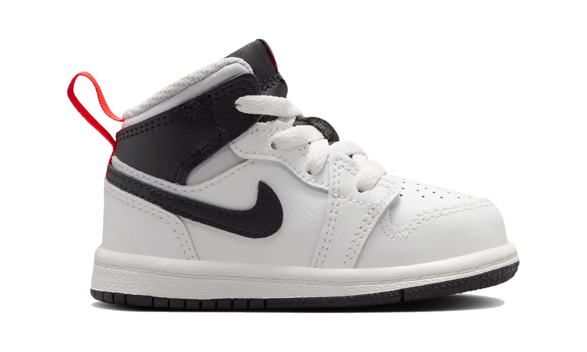 Air Jordan 1 Mid Summit White Infrared Black (TD)