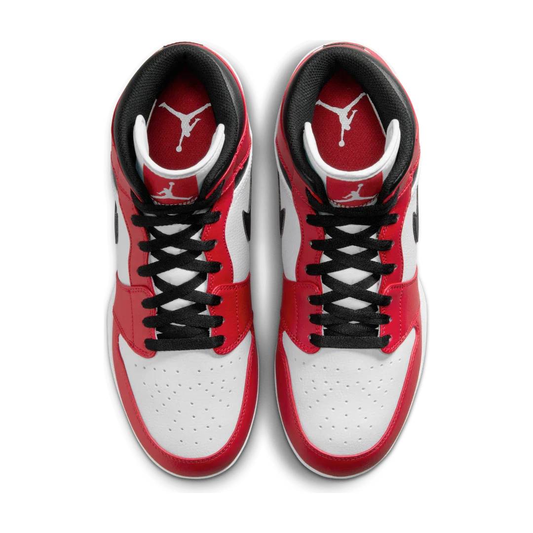 Air Jordan 1 Mid TD Cleat Chicago (2023), White/Black-University Red (FJ6805-106)