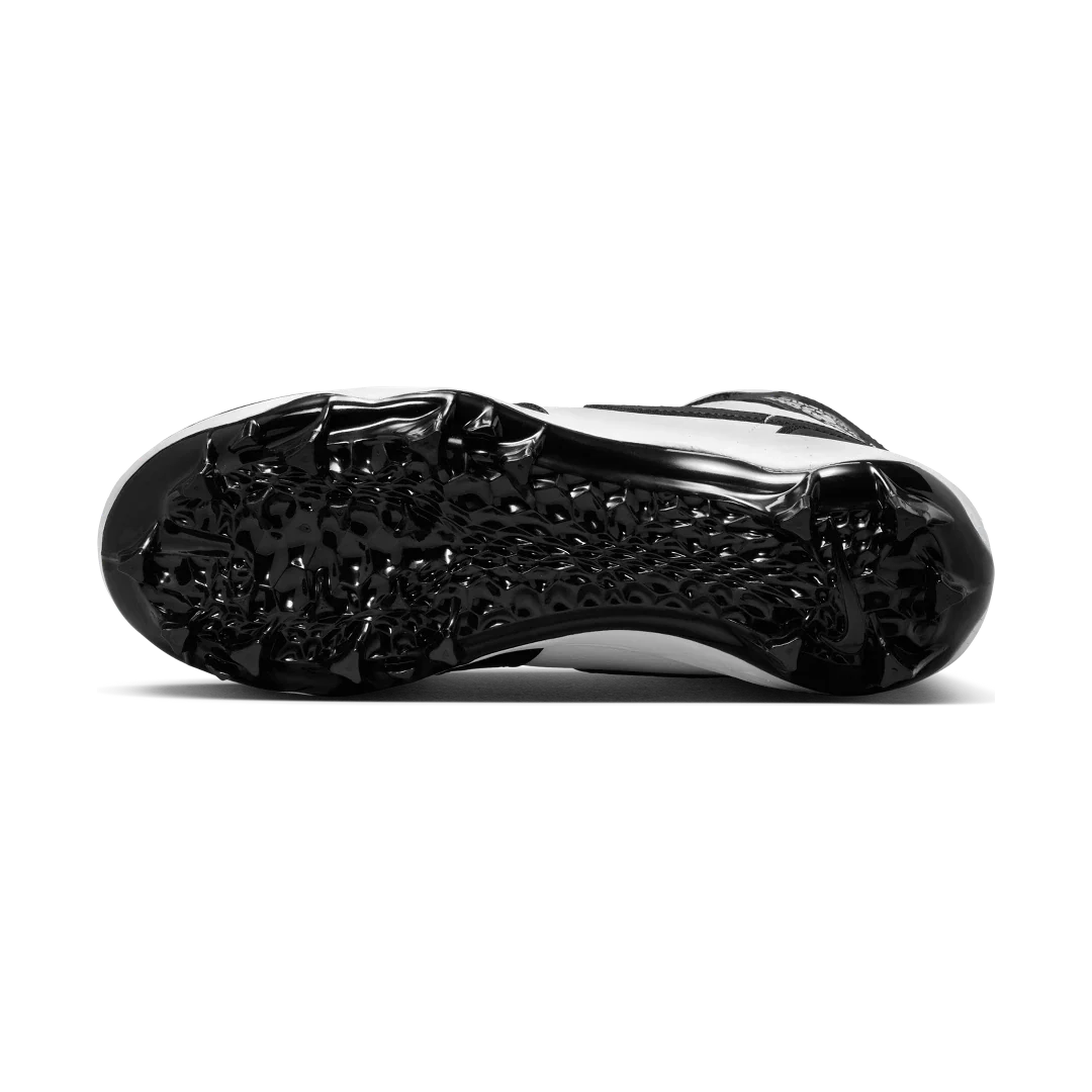 Air Jordan 1 Mid TD Cleat Panda, Black/White/Black (FJ6805-100)