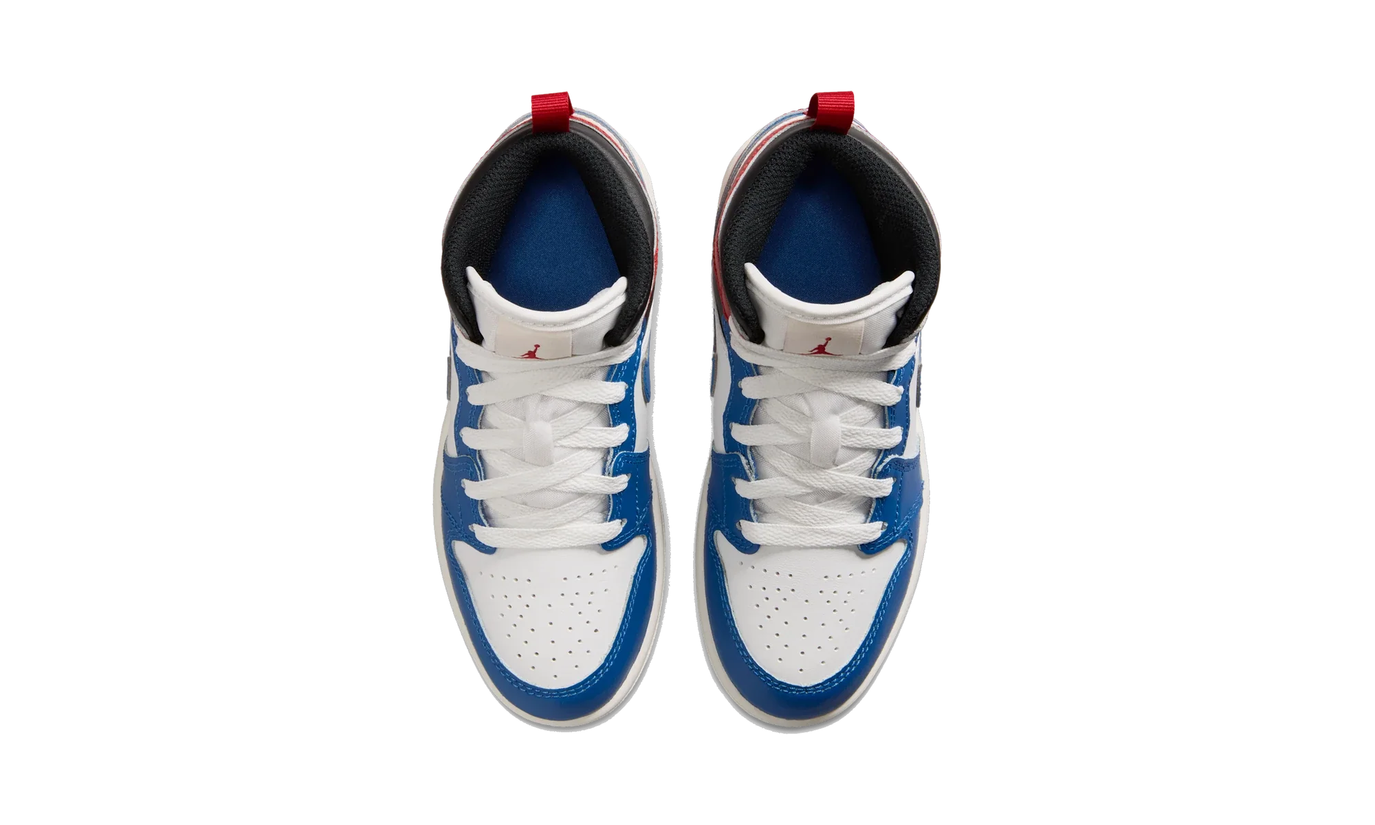 Air Jordan 1 Mid True Blue Varsity Red (PS)