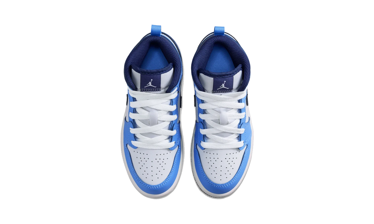 Air Jordan 1 Mid University Blue Midnight Navy (PS)
