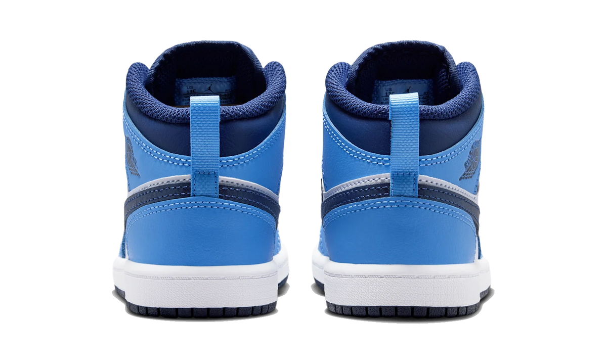 Air Jordan 1 Mid University Blue Midnight Navy (PS)