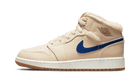 Air Jordan 1 Mid Utility Fleece Pearl White, Pearl White/Dark Driftwood-Pink Salt-Racer Blue (DO2207-264)