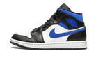 Air Jordan 1 Mid White Black Racer Blue, White/Racer Blue-Black (554724-140 / 554725-140)