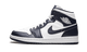 Air Jordan 1 Mid White Metallic Gold Obsidian