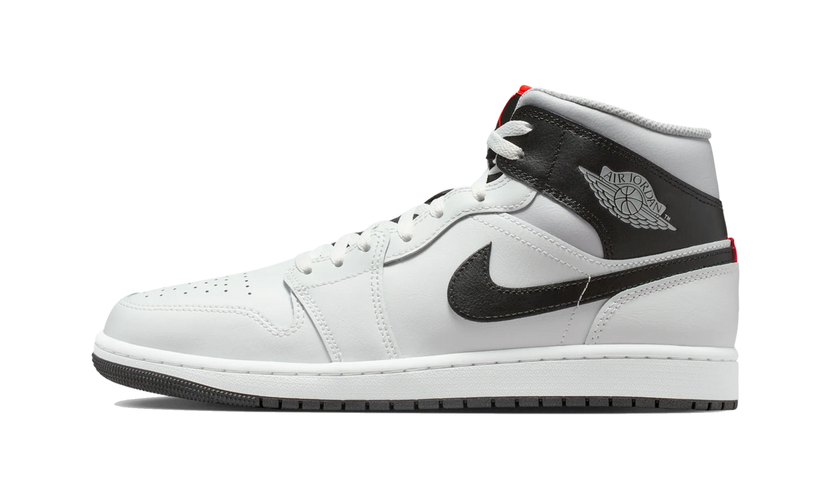 Air Jordan 1 Mid White Neutral Grey Infrared