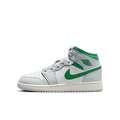 Air Jordan 1 Mid White Pure Platinum Pine Green
