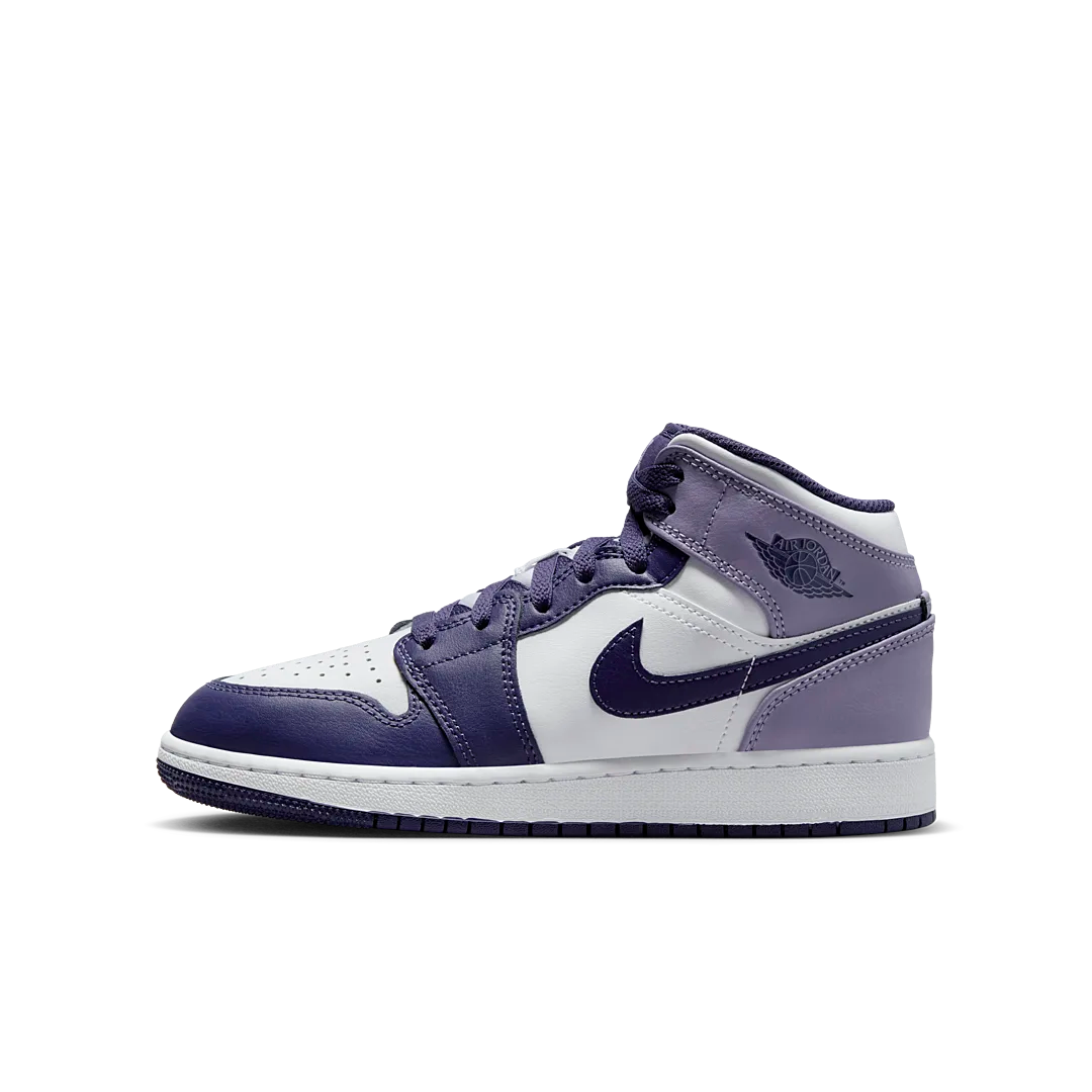 Air Jordan 1 Mid White Sky J Purple, Sky J Purple/White/Sky J Light Purple/Sky J Purple (DQ8423-515)