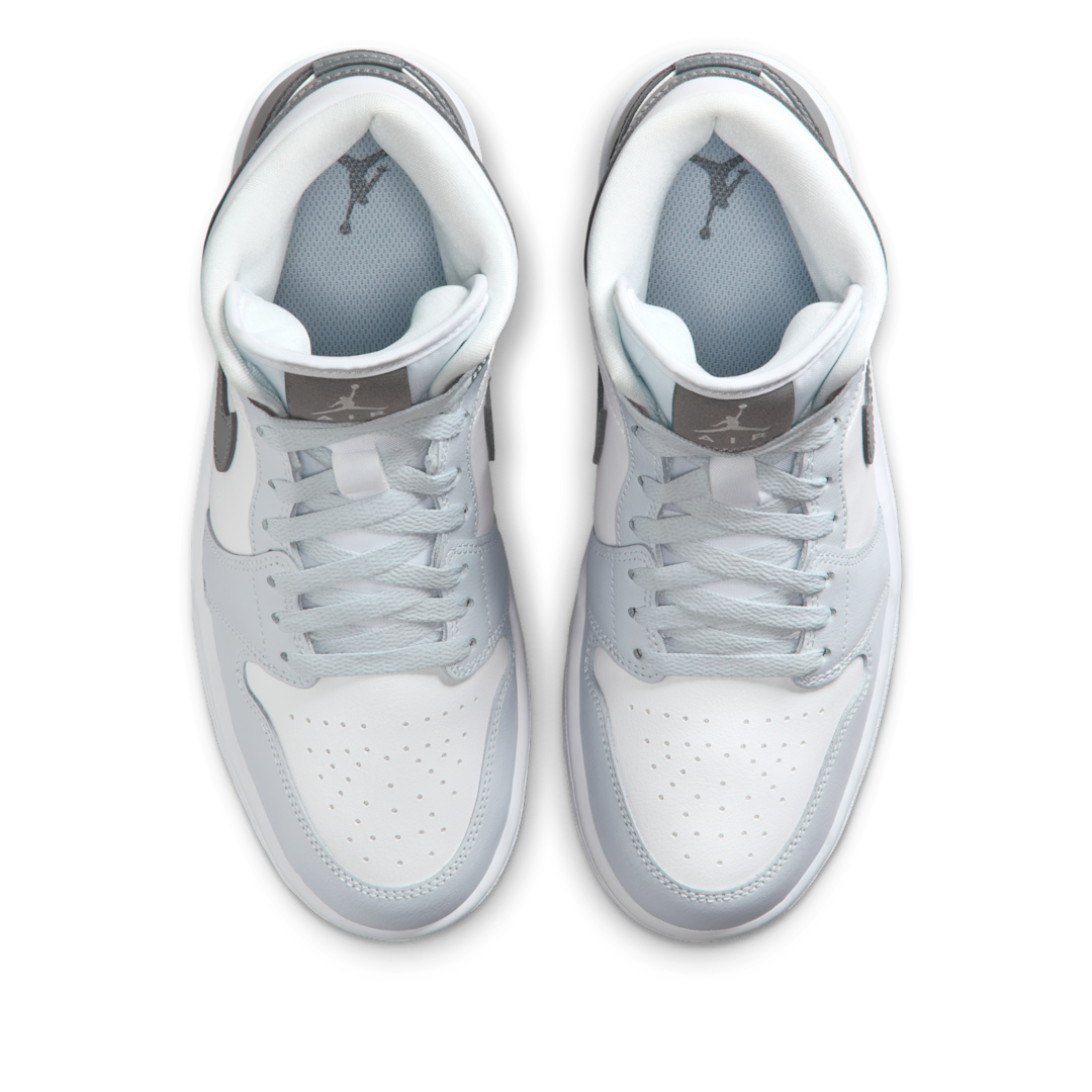 Air Jordan 1 Mid White Smoke Grey - Sneak