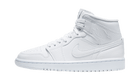 Air Jordan 1 Mid White Snakeskin, White/White-White (BQ6472-110)