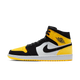 Air Jordan 1 Mid Yellow Toe Black