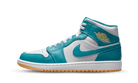 Air Jordan 1 Mid Aquatone, Aquatone/Celestial Gold/White (DQ8426-400 / DQ8423-400)