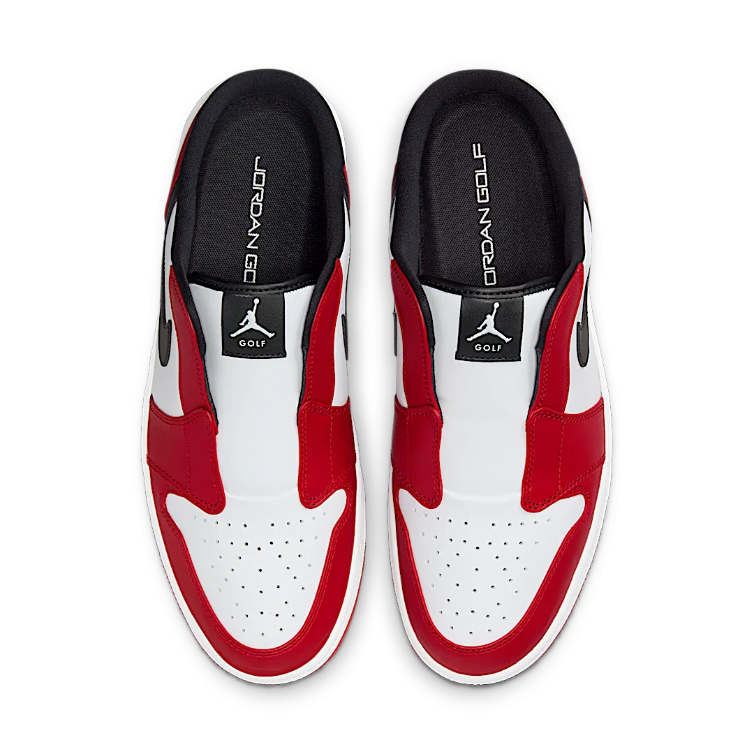 Air Jordan 1 Mule Golf Chicago, White/Varsity Red/Black (FJ1214-101)