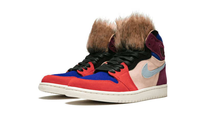 Air Jordan 1 Retro High Aleali May Court Lux, Bordeaux/Light Armory Blue-Sunset Tint (BV2613-600)