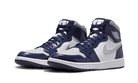 Air Jordan 1 Retro High Golf Patent Midnight Navy, White/Metallic Silver/Midnight Navy (DQ0660-100)