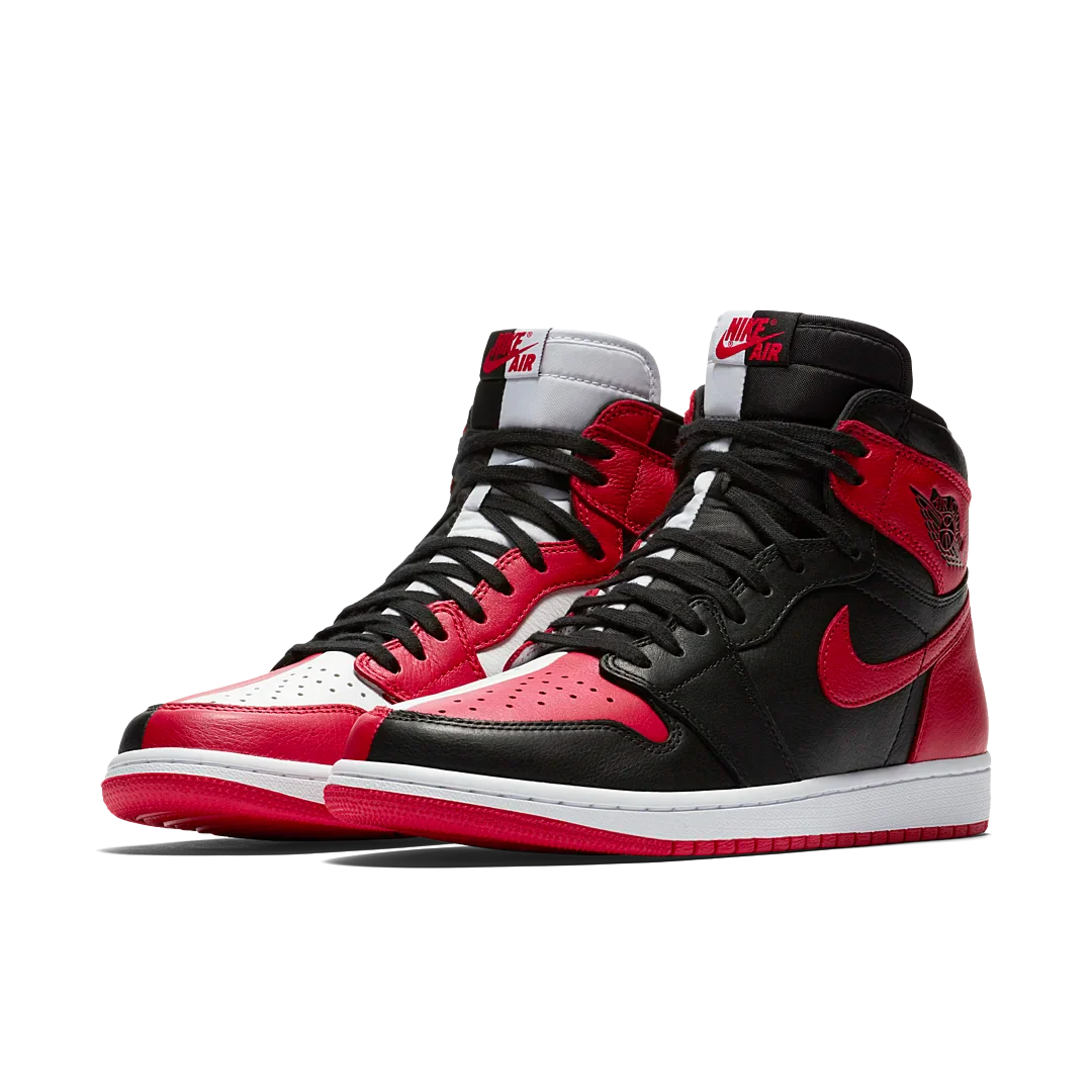 Air Jordan 1 Retro High Homage To Home (Non-numbered), Black/University Red-White (861428-061)