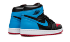 Air Jordan 1 Retro High NC to Chi, Black/Dark Powder Blue-Gym Red (CD0461-046)