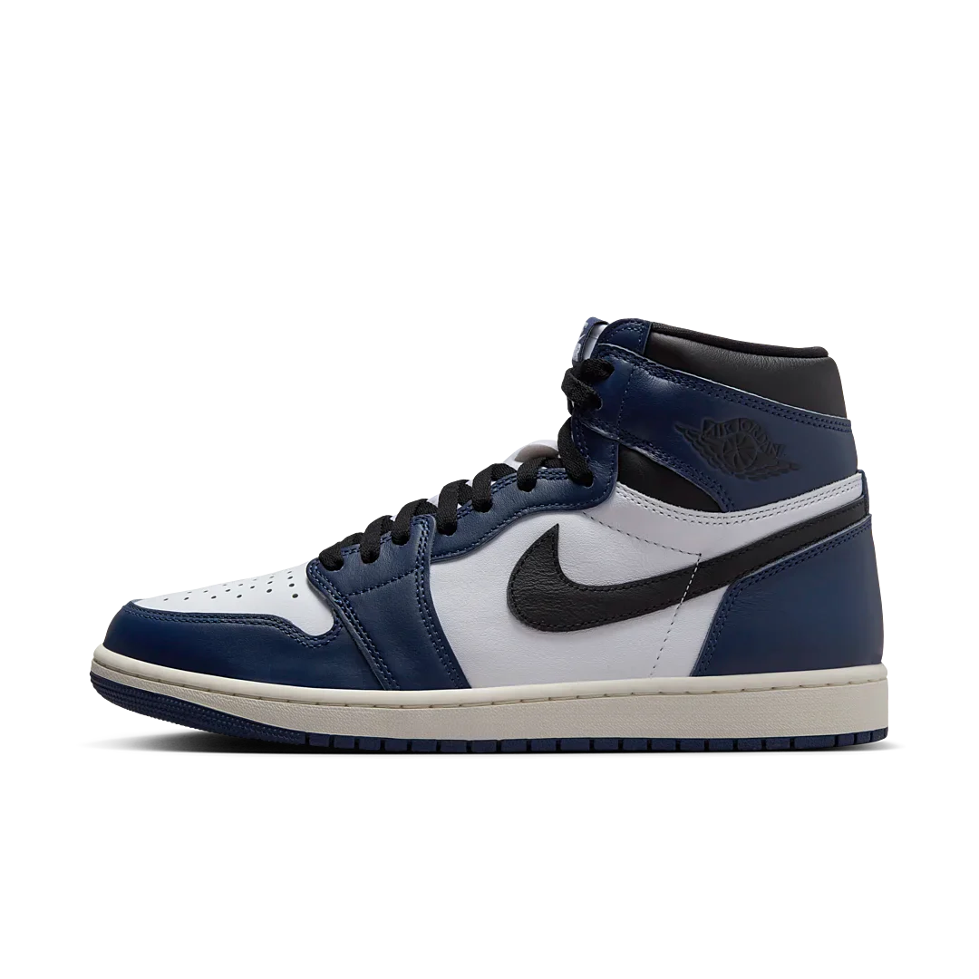 Air Jordan 1 Retro High OG Midnight Navy, Midnight Navy/Black-White-Sail (DZ5485-401 / FD1437-401)