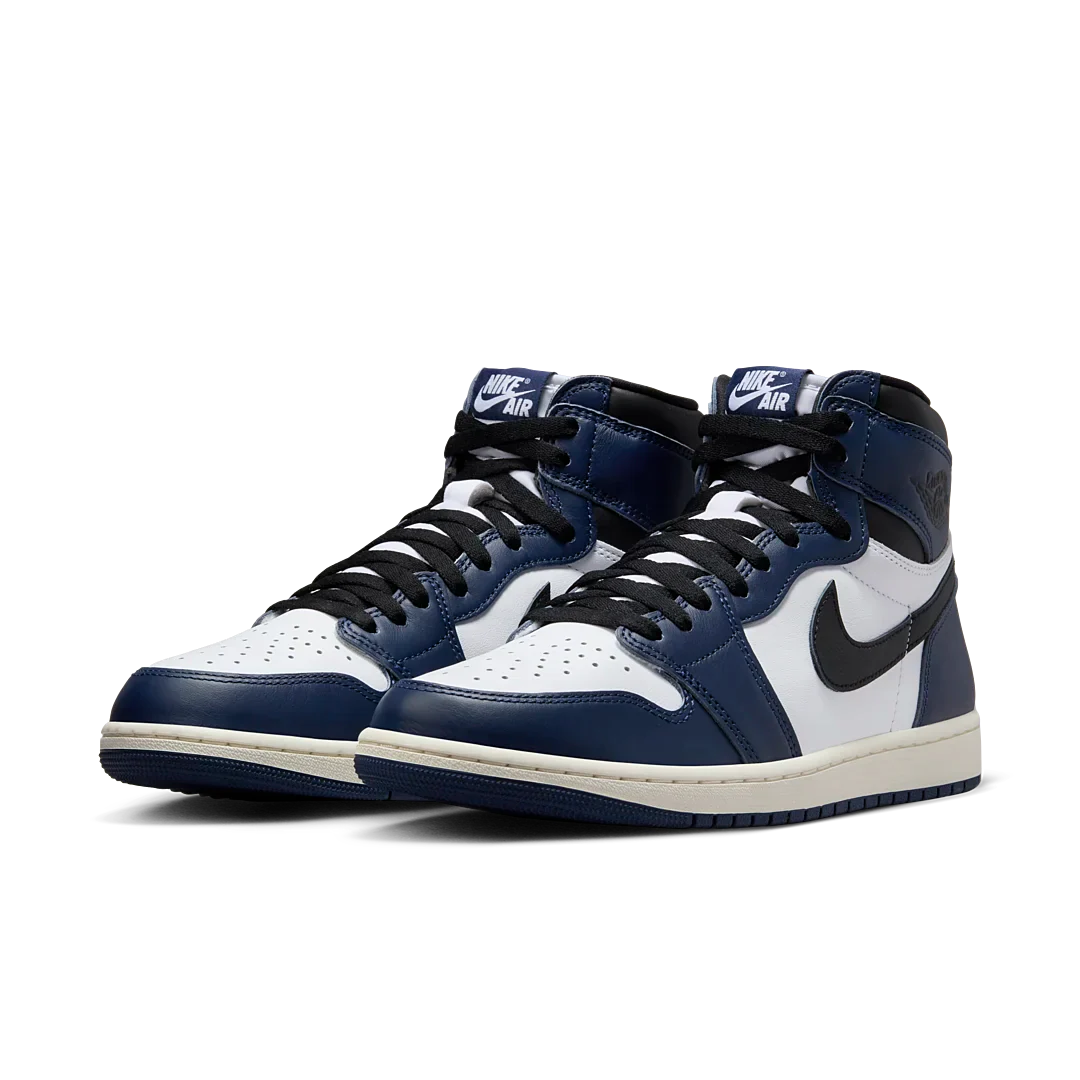 Air Jordan 1 Retro High OG Midnight Navy, Midnight Navy/Black-White-Sail (DZ5485-401 / FD1437-401)