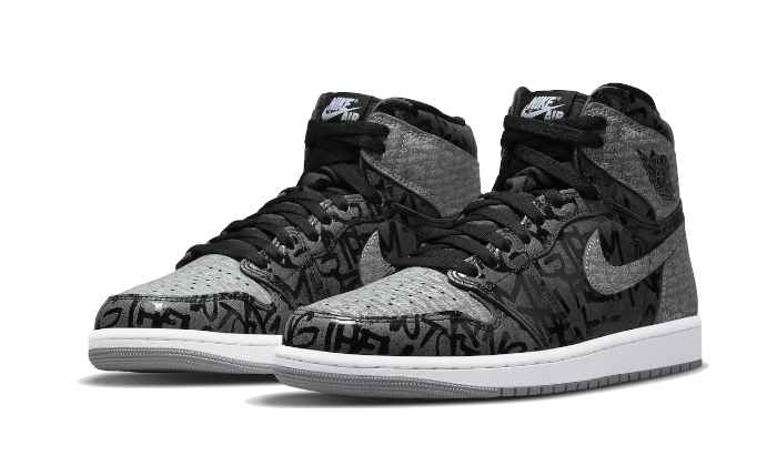 Air Jordan 1 Retro High OG Rebellionaire, Black/White-Particle Grey (555088-036)