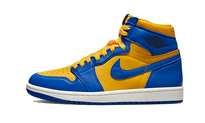 Air Jordan 1 Retro High OG Reverse Laney, Varsity Maize/Game Royal/Sail/Black/Fire Red (FD2596-700)