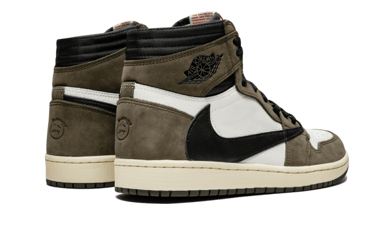 Air Jordan 1 Retro High OG SP Travis Scott Mocha, Sail/Black-Dark Mocha-University Red (CD4487-100)