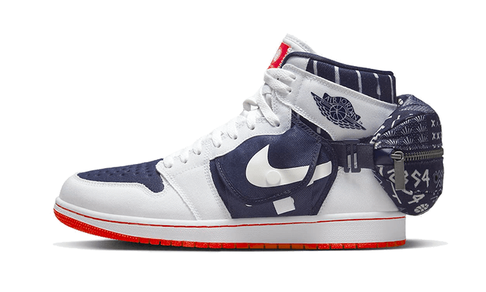 Air Jordan 1 Retro High OG SP Utility Quai 54 (2022), White/Neutral Indigo-Light Bone (DV1717-100)