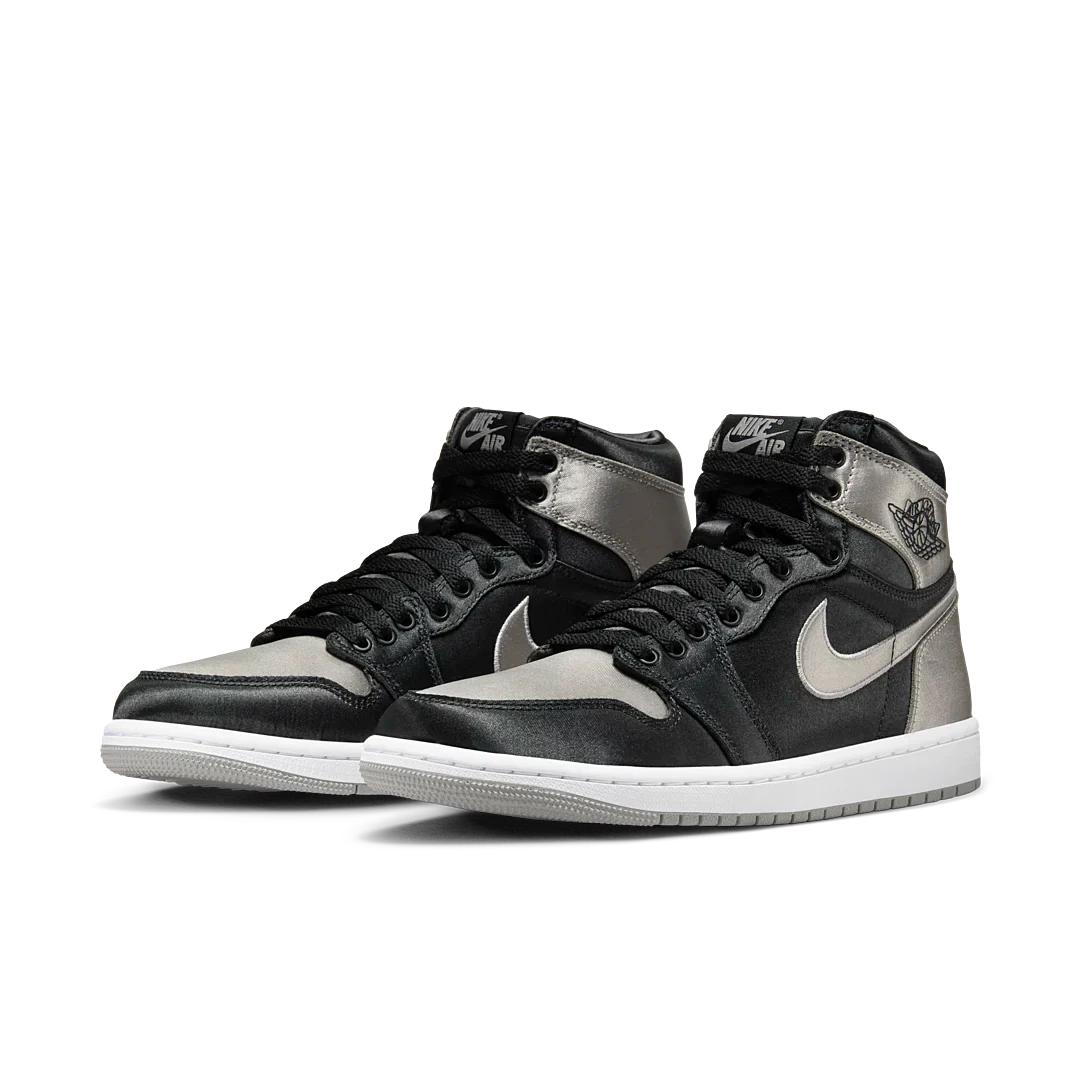 Air Jordan 1 Retro High OG Satin Shadow, Black/Medium Grey-White (FD4810-010)