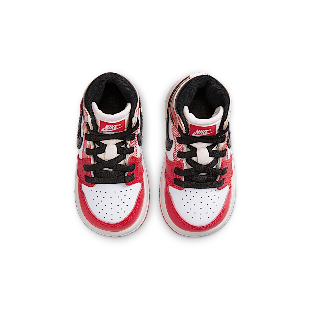 Air Jordan 1 Retro High OG Spider-Man Across the Spider-Verse (TD), University Red/Black/White (DV1750-601)