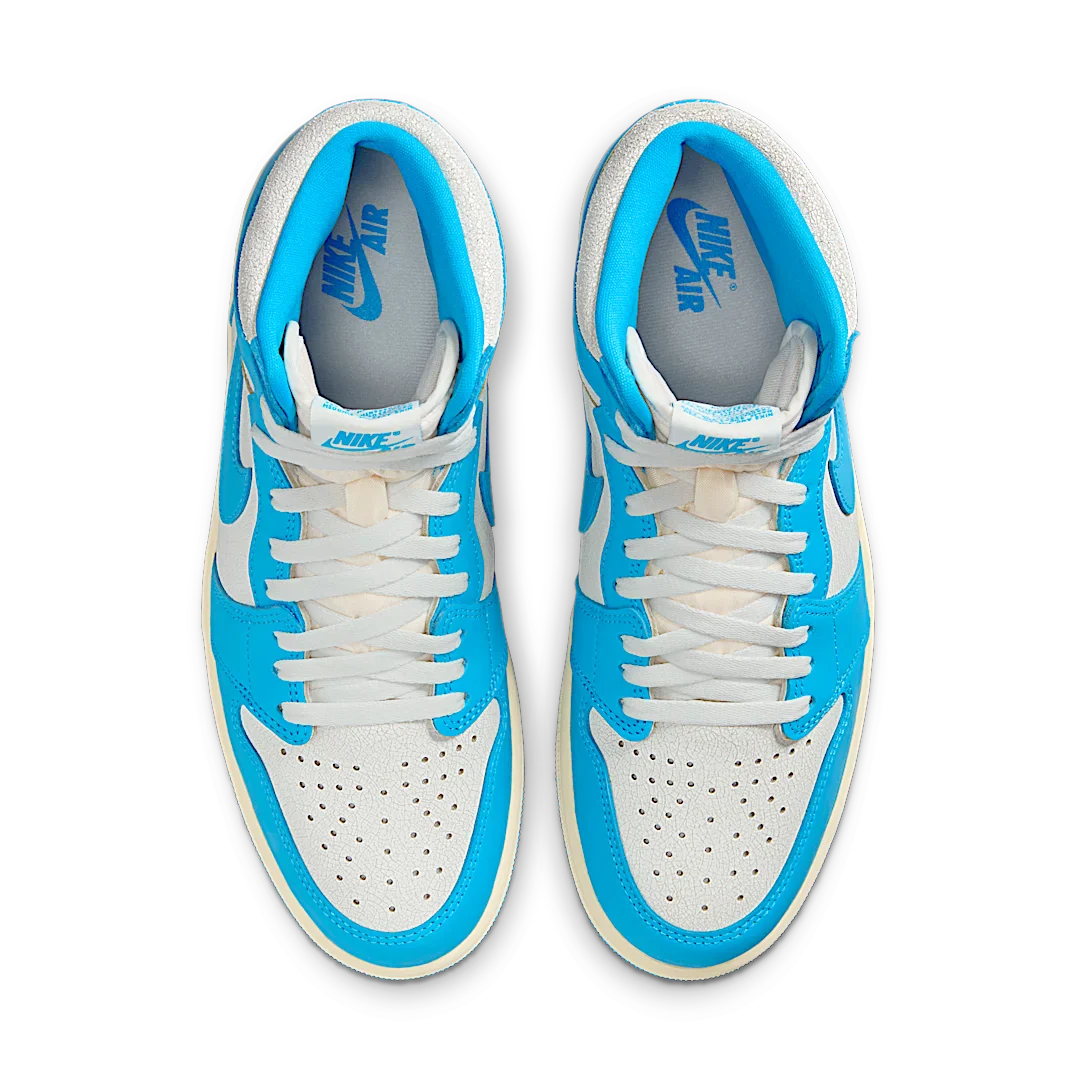 Air Jordan 1 Retro High OG UNC Reimagined, Dark Powder Blue/Dark Powder Blue-Sail (DZ5485-402)