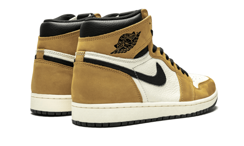 Air Jordan 1 Retro High Rookie of the Year, Golden Harvest/Black-Sail (555088-700)