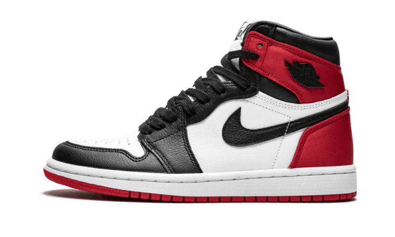 Air Jordan 1 Retro High Satin Black Toe, Black/White-University Red (CD0461-016)