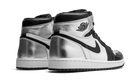 Air Jordan 1 Retro High Silver Toe, Black/Metallic Silver-White-Black (CD0461-001)