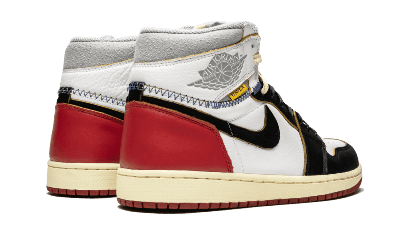 Air Jordan 1 Retro High Union Los Angeles Black Toe, White/Black-Varsity Red-Wolf Grey (BV1300-106)