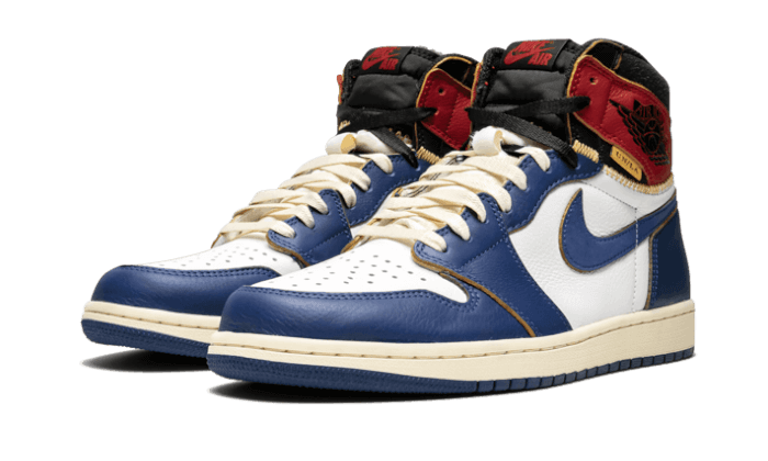 Air Jordan 1 Retro High Union Los Angeles Storm Blue, White/Storm Blue-Varsity Red-Black (BV1300-146)